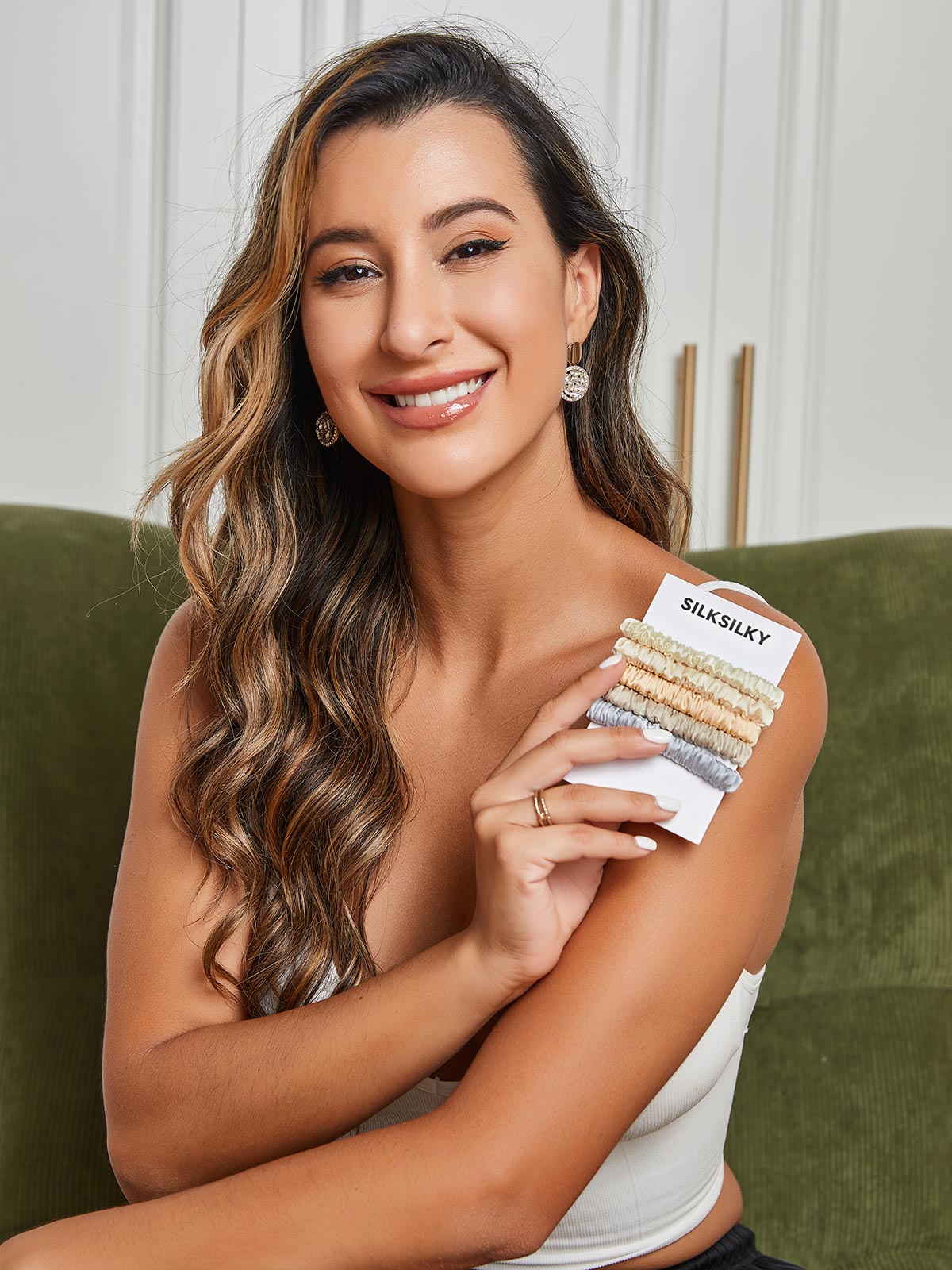 [Group2] SilkSilky-CA 19Momme Scrunchie 003