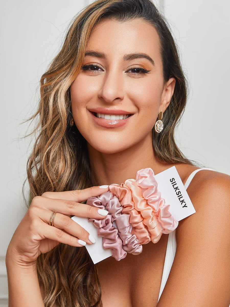 [Group4] SilkSilky-CA 19Momme Pure Silk Scrunchie 001