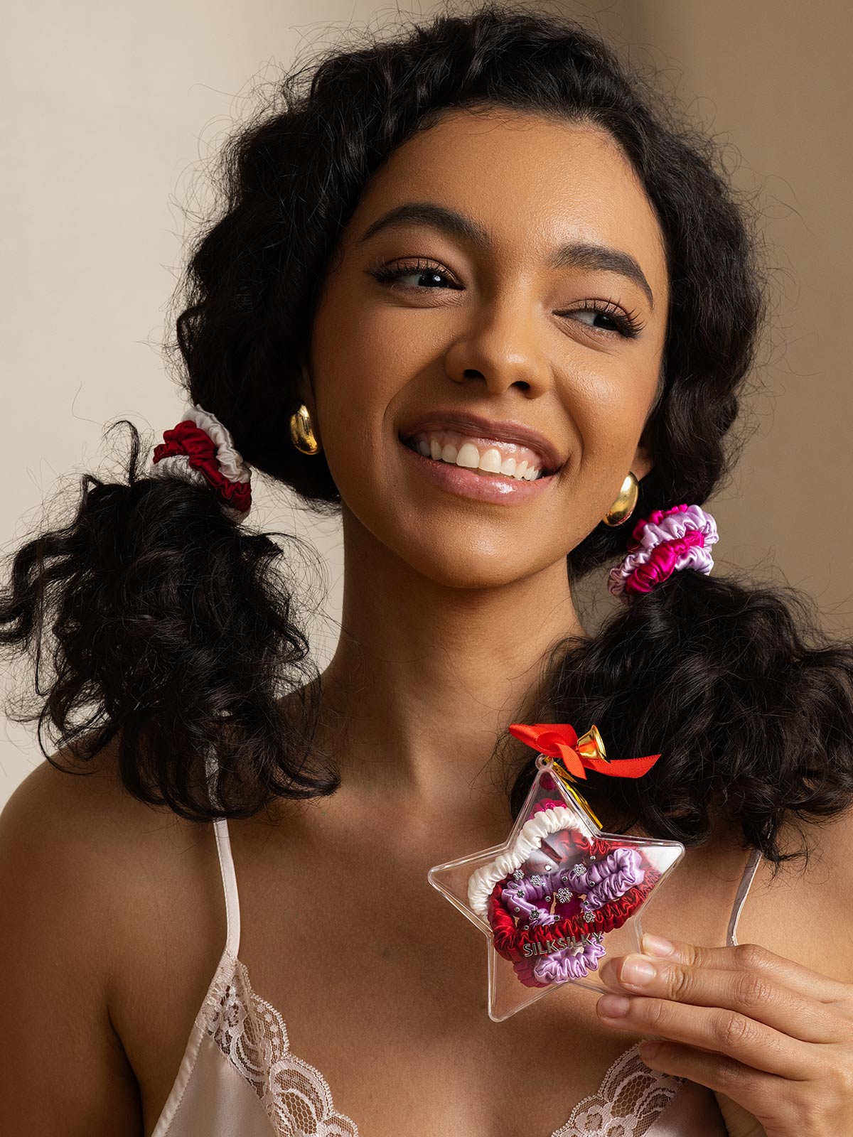 [Group] SilkSilky-CA Pure Silk Scrunchie 002