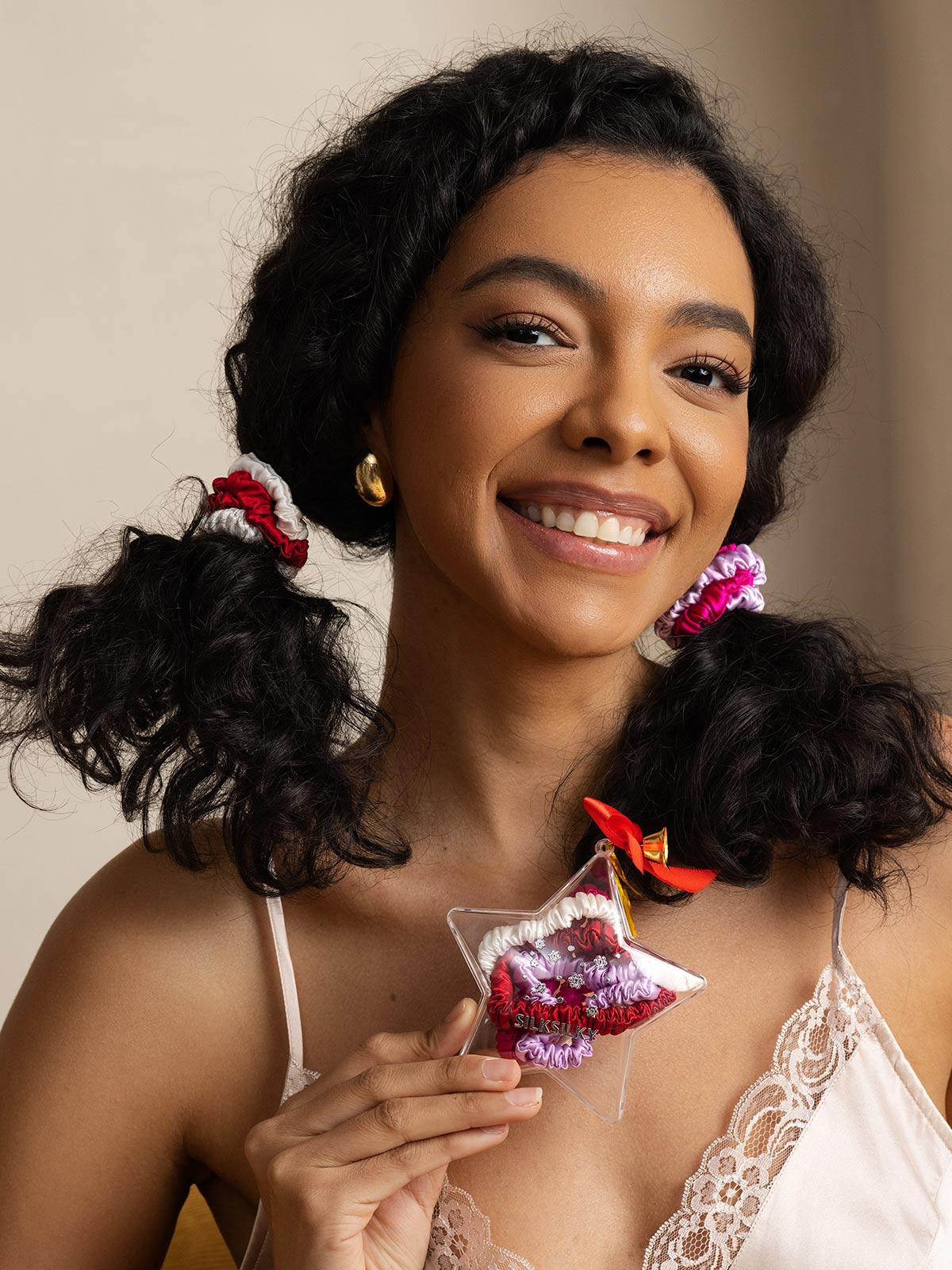 [Group] SilkSilky-CA Pure Silk Scrunchie 004