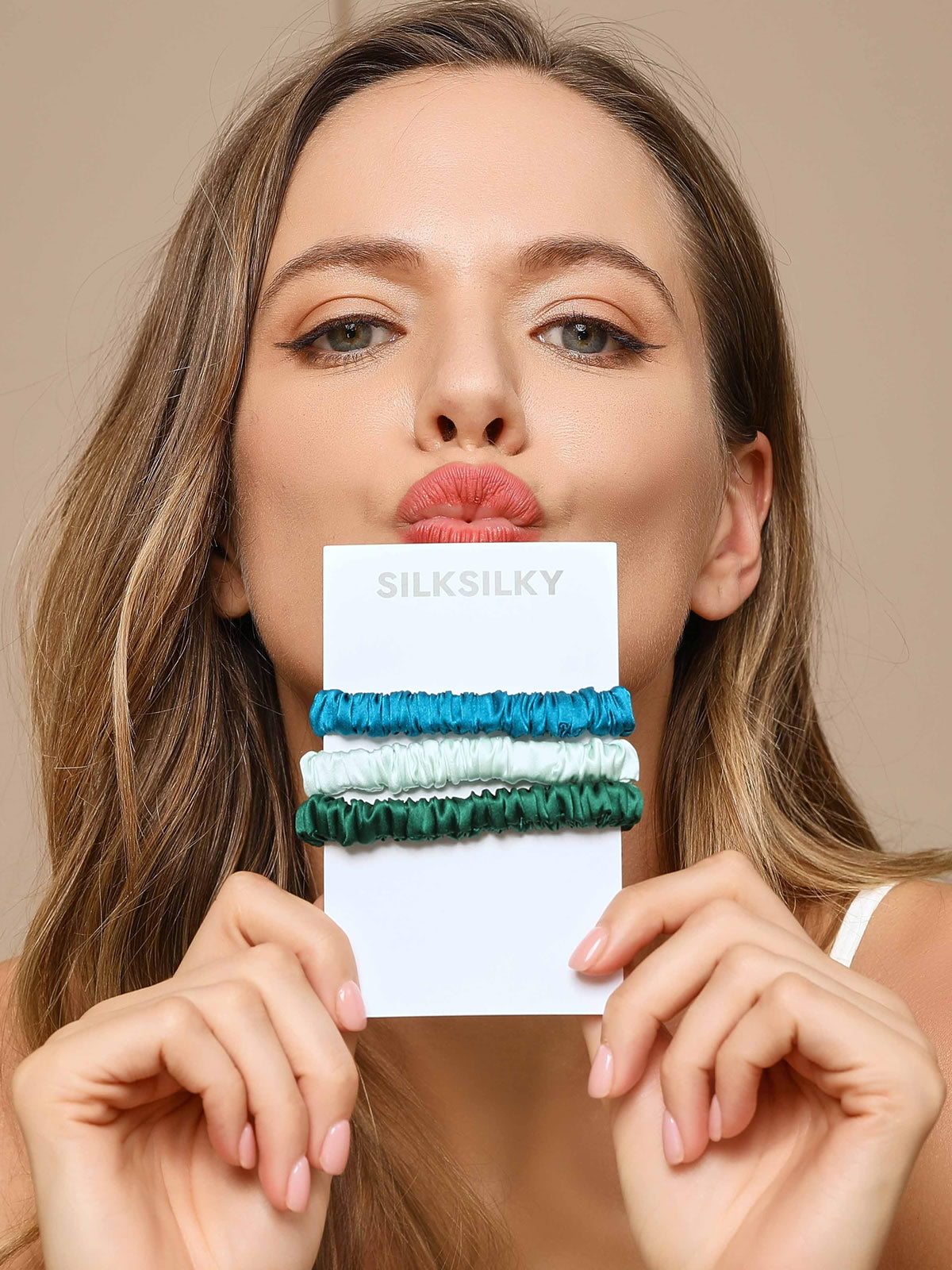 [Group] SilkSilky-CA 19Momme Scrunchie 004