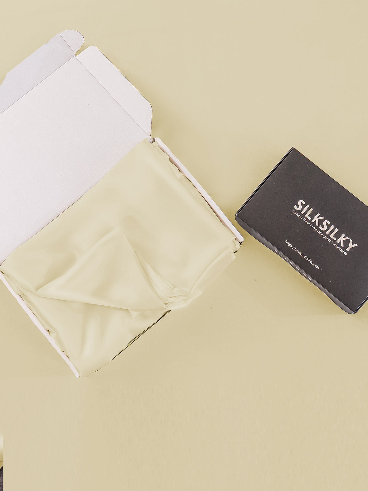 [Ivory] SilkSilky-CA 30Momme Pure Silk Pillowcase 006