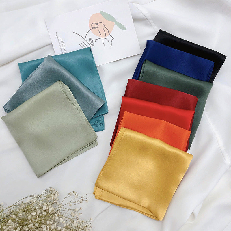 [Ivory] SilkSilky-CA Pure Silk Scarf 003