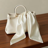 [Ivory] SilkSilky-CA Scarf 002