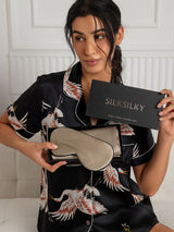 [Khaki] SilkSilky-CA 19Momme Pure Silk Pillowcase Set 001