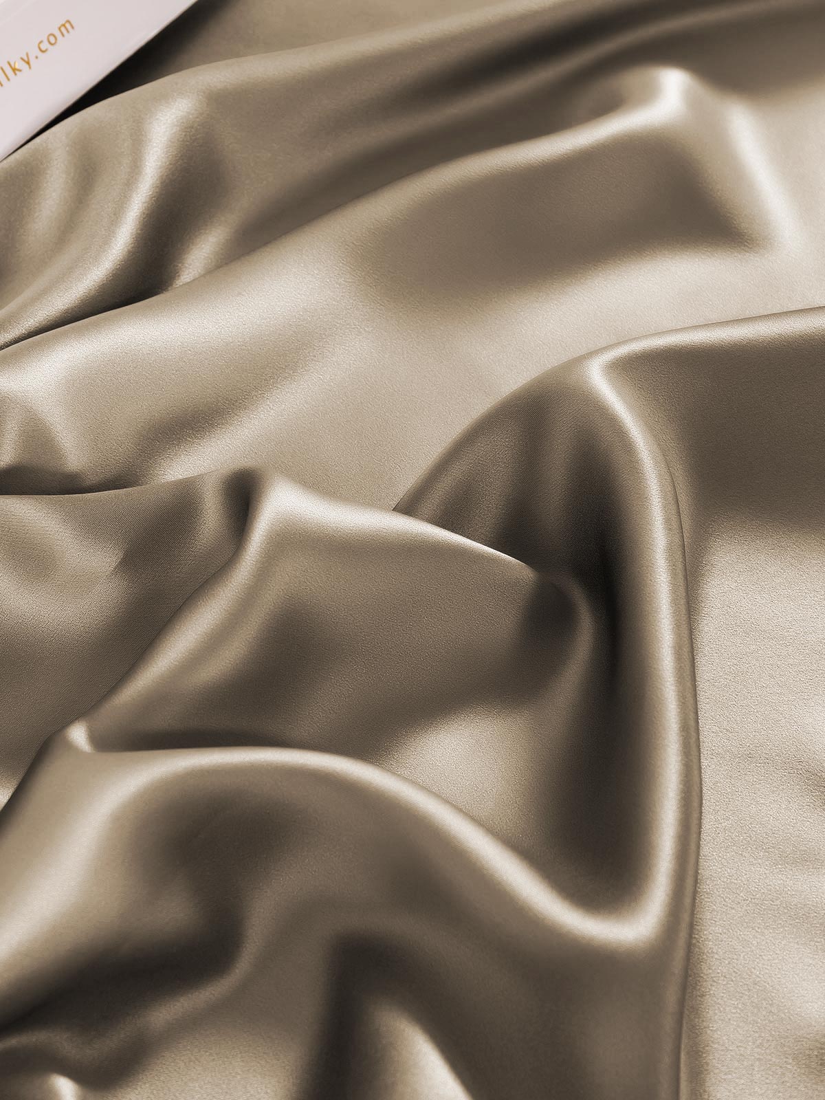 [Khaki] SilkSilky-CA 19Momme Pure Silk Bedding Set 006