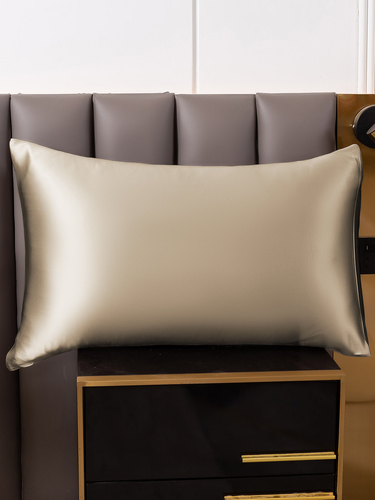[Khaki] SilkSilky-CA 19Momme Pure Silk Pillowcase 004
