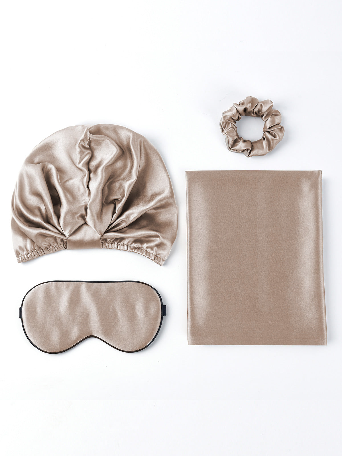 [Khaki] SilkSilky-CA 19Momme Pure Silk Pillowcase Set 005