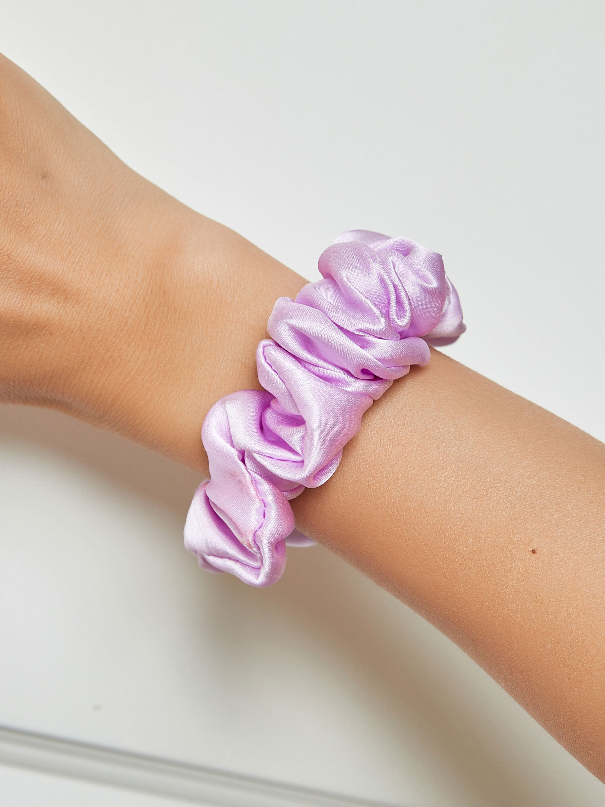 [Lavender] SilkSilky-CA 19Momme Pure Silk Scrunchie 001