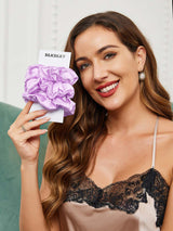 [Lavender] SilkSilky-CA Scrunchie 002