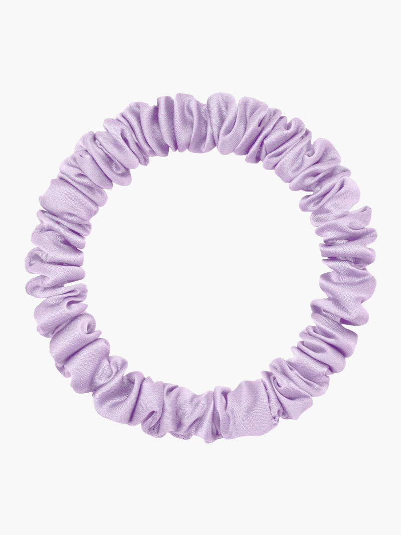 [Lavender] SilkSilky-CA 19Momme Scrunchie 004