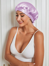 [Lavender] SilkSilky-CA Sleep Cap 004
