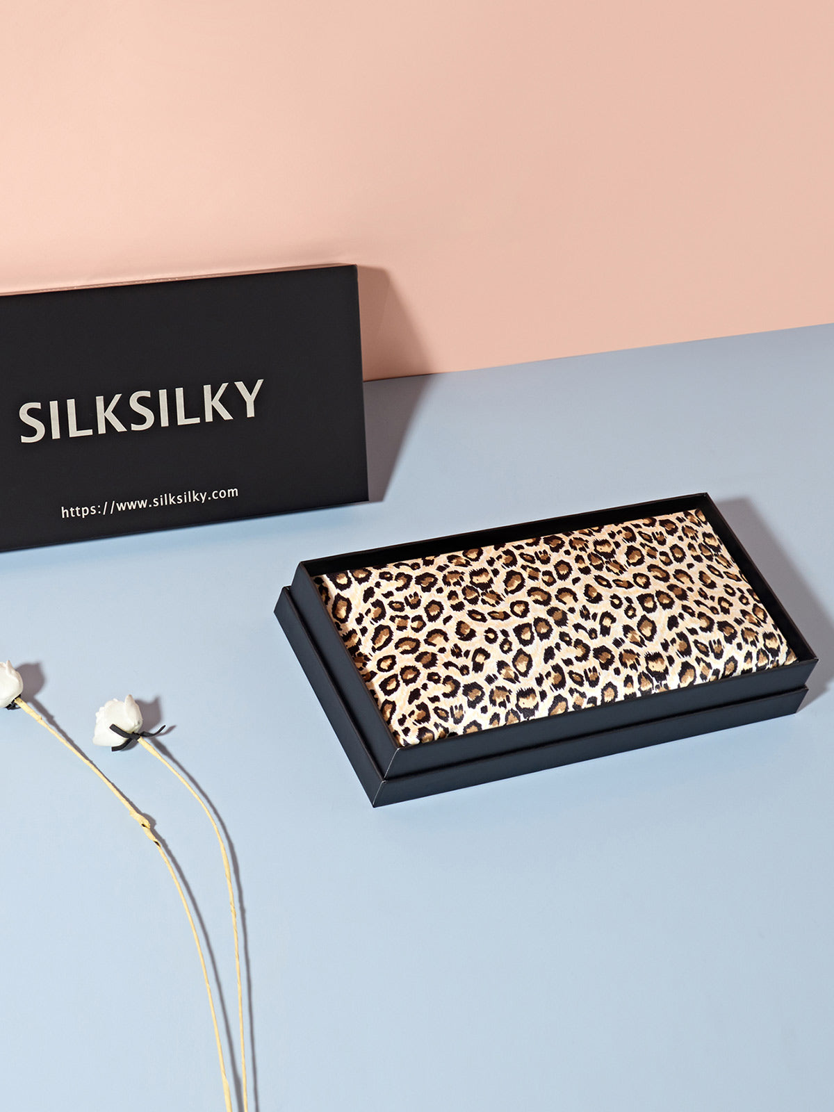 [Leopard] SilkSilky-CA 19Momme Pure Silk Pillowcase 005