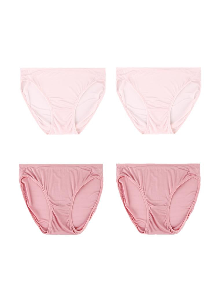 [LightPink+Pink] SilkSilky-CA Silk Knitted Panty 003