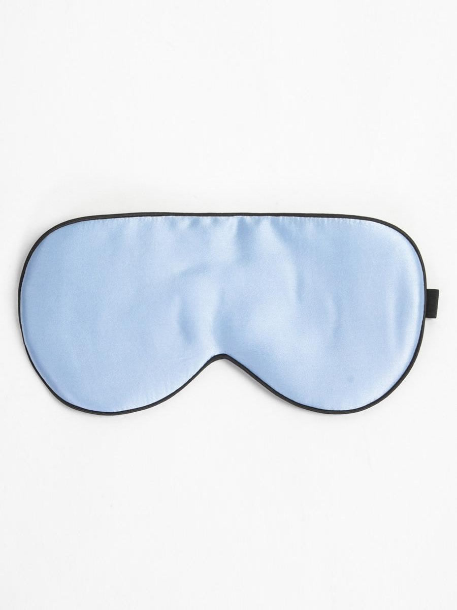 [Light Blue] SilkSilky-CA 19Momme Pure Silk Eye Mask 006