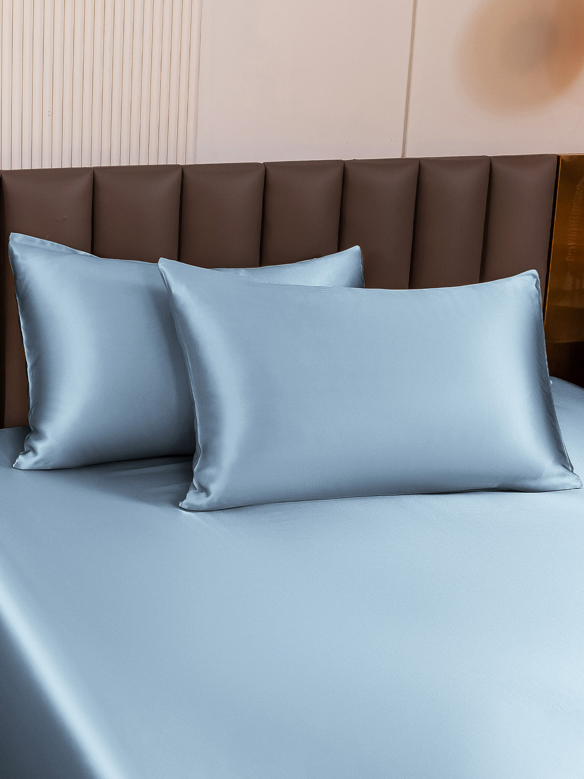 [Light Blue] SilkSilky-CA 19Momme Pure Silk Pillowcase 003