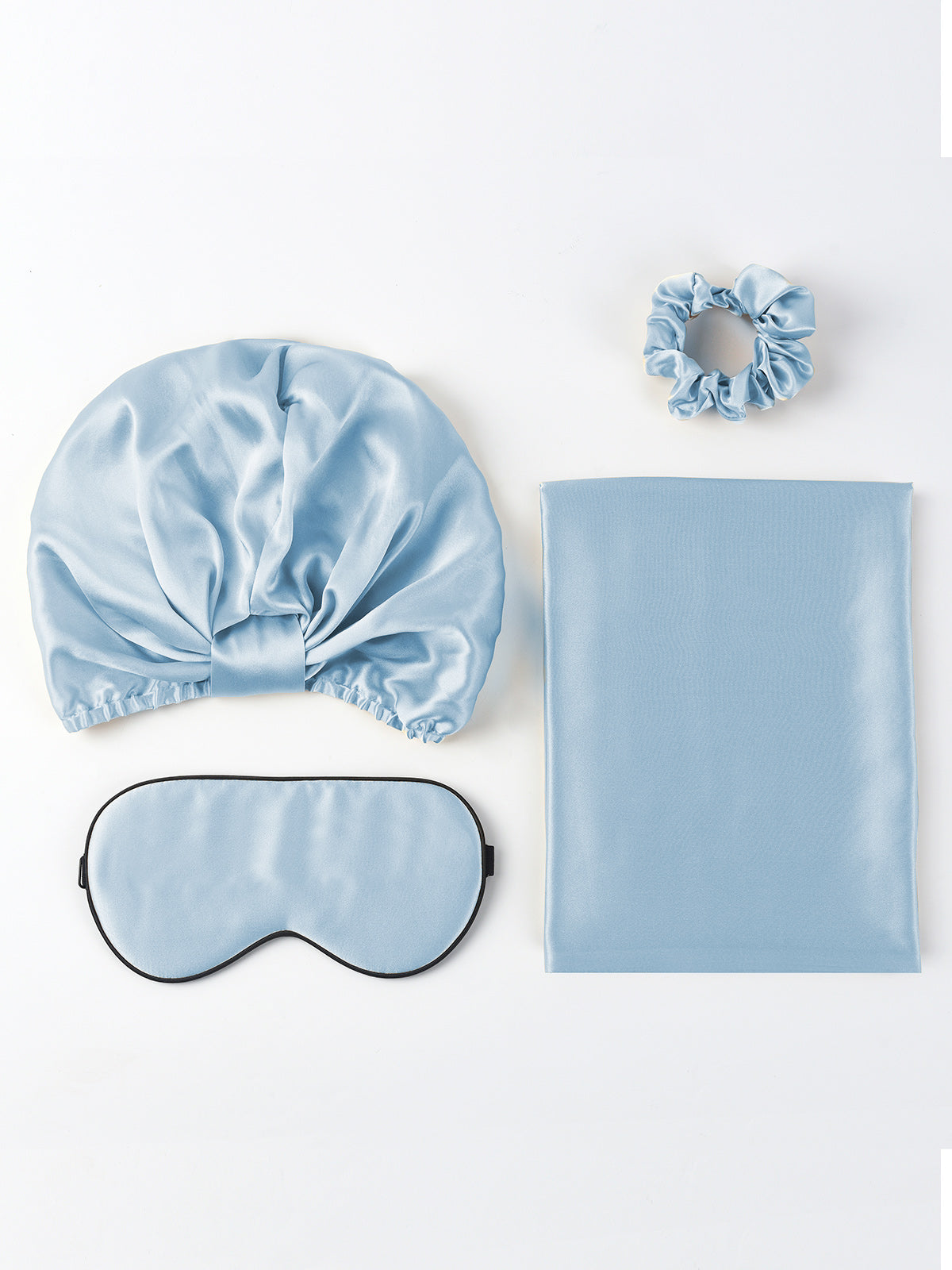 [Light Blue] SilkSilky-CA 19Momme Pure Silk Pillowcase Set 005
