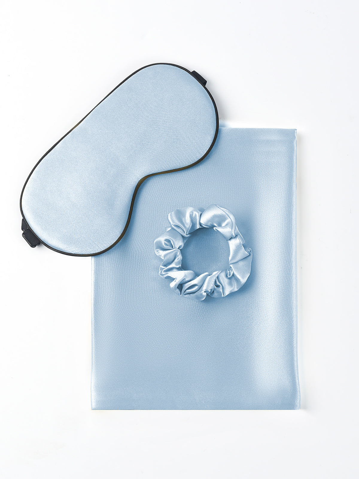 [Light Blue] SilkSilky-CA 19Momme Pure Silk Pillowcase Set 006