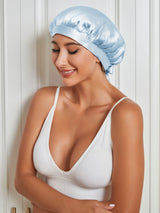 [Light Blue] SilkSilky-CA Sleep Cap 003