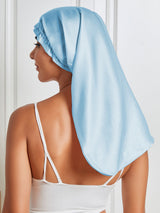 [Light Blue] SilkSilky-CA Pure Silk Sleep Cap 006