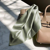 [Light Green] SilkSilky-CA Scarf 001