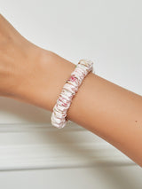 [Light Pink] SilkSilky-CA Scrunchie 001