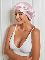 [Light Pink] SilkSilky-CA Sleep Cap 005