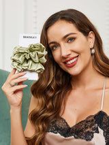 [Mint Green] SilkSilky-CA Scrunchie 002