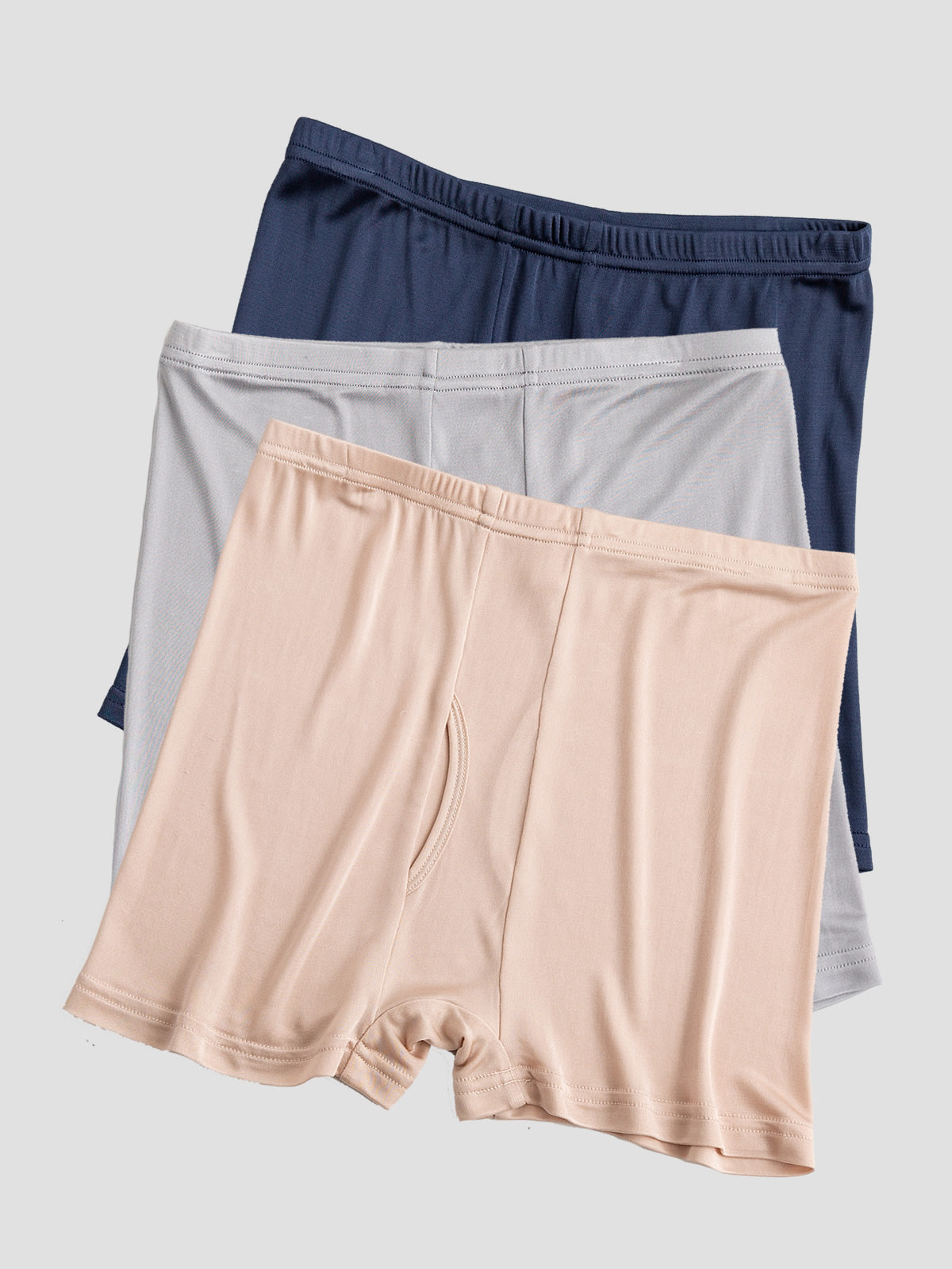 [Multi] SilkSilky-CA Silk Knitted Mens Underwear 004