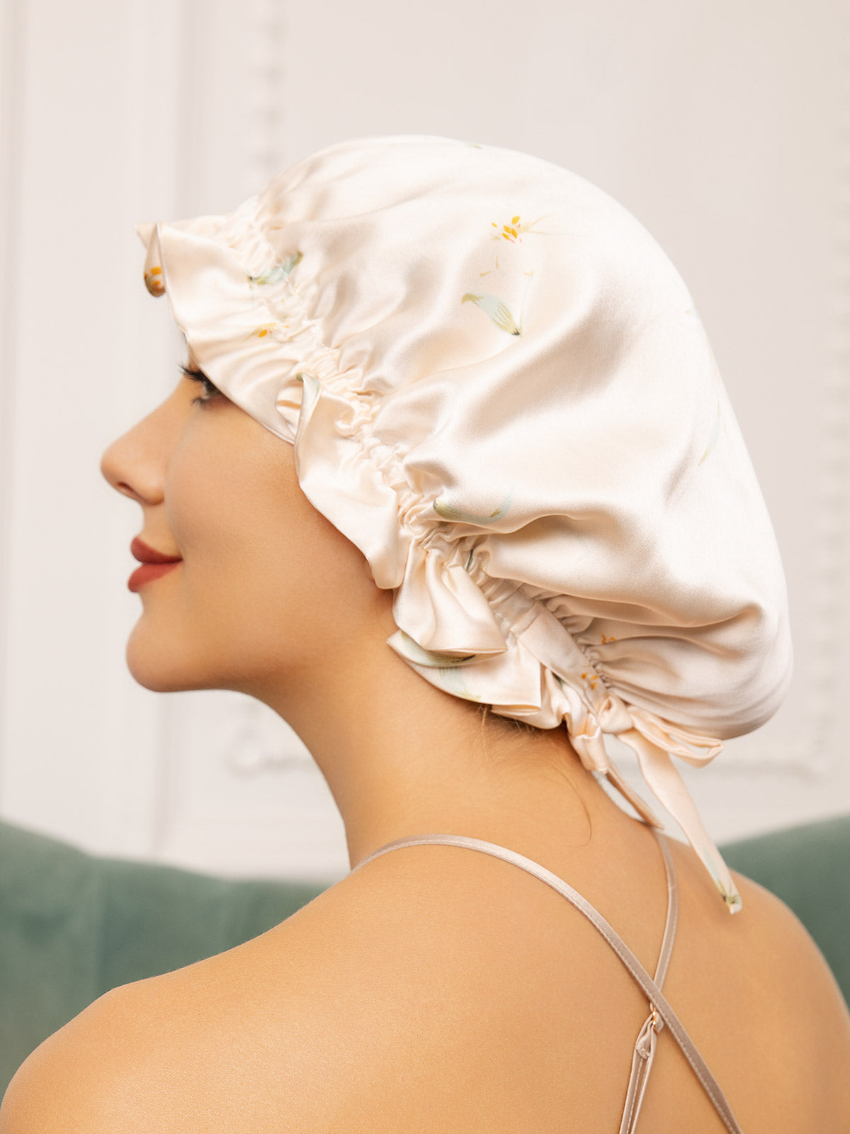 [Multi] SilkSilky-CA Pure Silk Sleep Cap 001