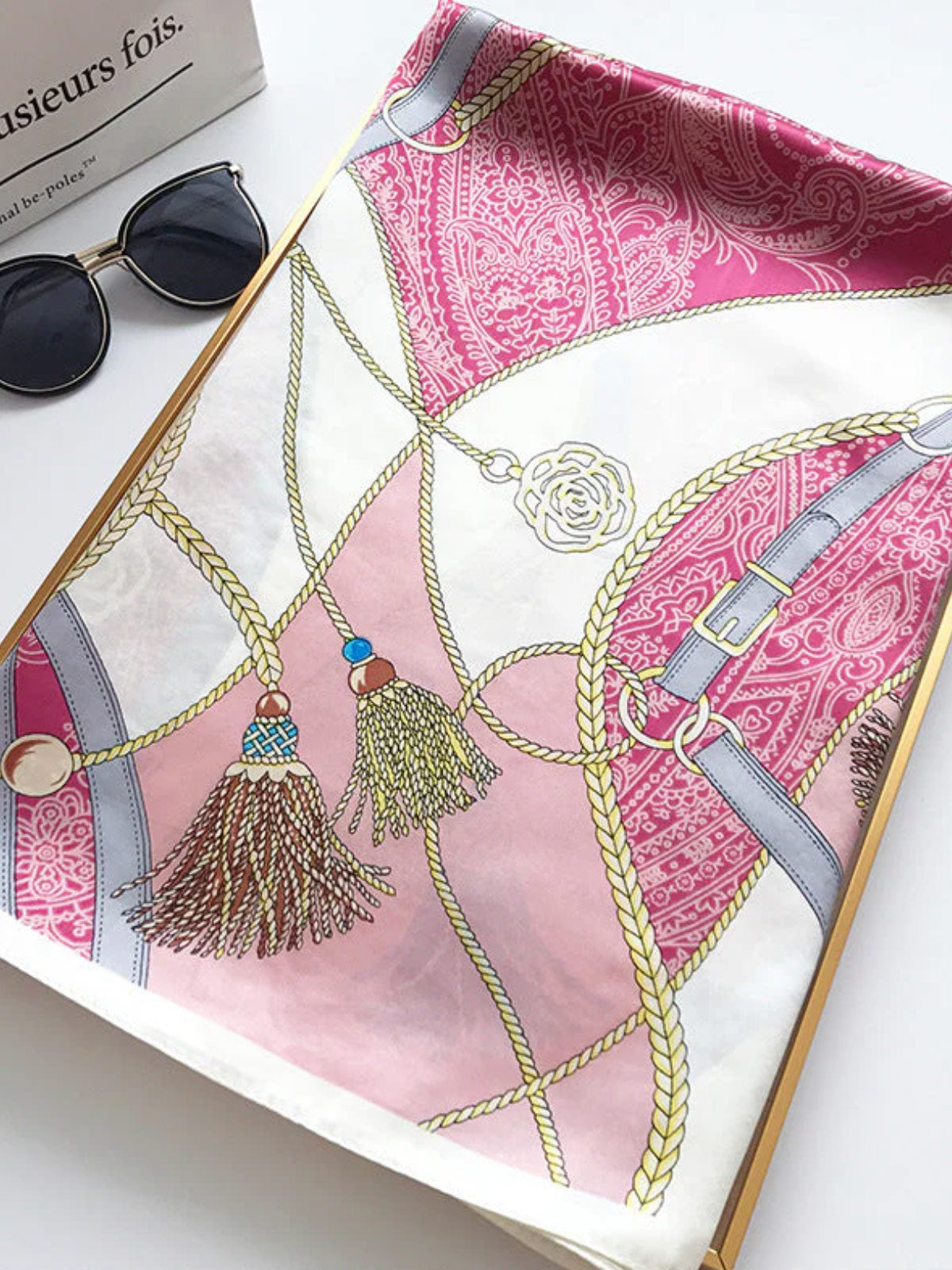 [P004] SilkSilky-CA Pure Silk Scarf 004