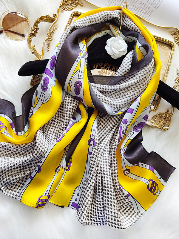 [P025] SilkSilky-CA Pure Silk Scarf 001