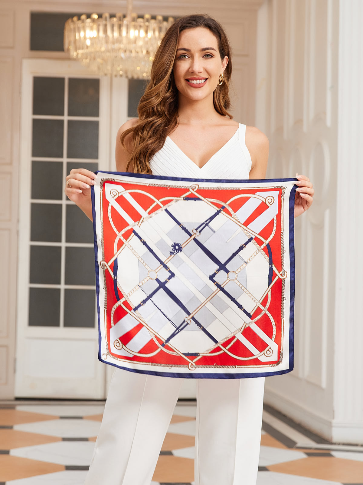 [P039] SilkSilky-CA Pure Silk Scarf 003