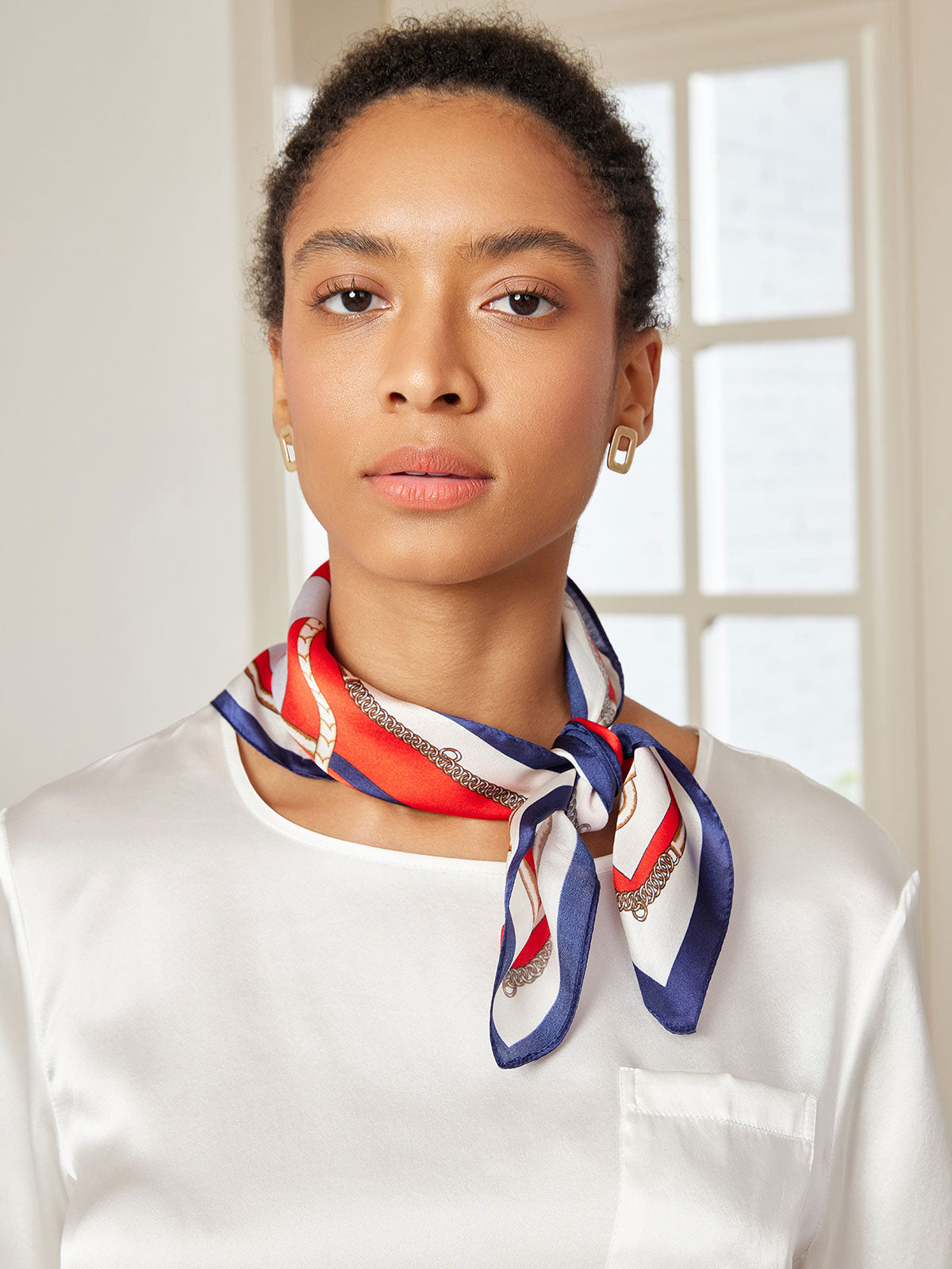[P039] SilkSilky-CA Pure Silk Scarf 005