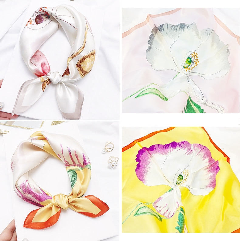 [P047] SilkSilky-CA Pure Silk Scarf 002