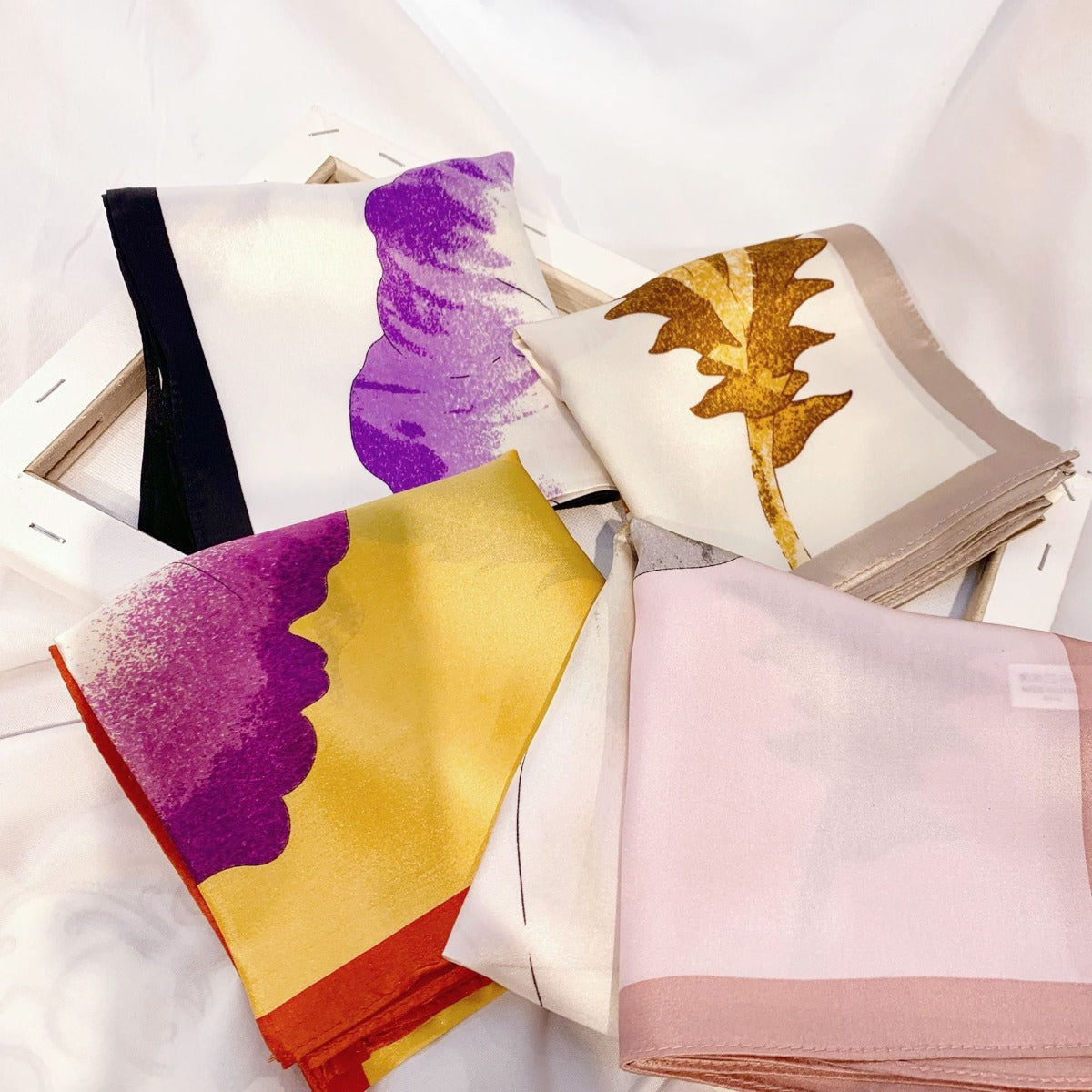 [P047] SilkSilky-CA Pure Silk Scarf 004