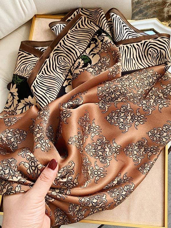 [P074] SilkSilky-CA Pure Silk Scarf 003