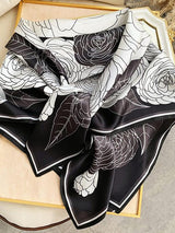 [P075] SilkSilky-CA Pure Silk Scarf 002