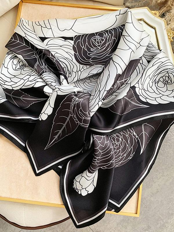 [P075] SilkSilky-CA Pure Silk Scarf 002
