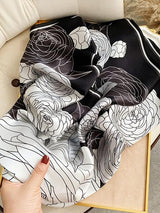 [P075] SilkSilky-CA Pure Silk Scarf 003