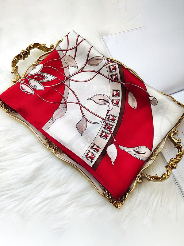 [P082] SilkSilky-CA Pure Silk Scarf 002