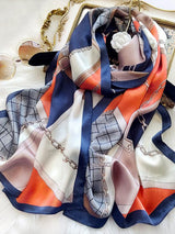 [P085] SilkSilky-CA Pure Silk Scarf 001