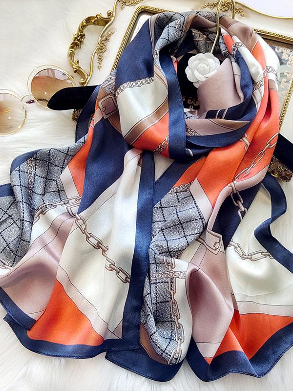 [P085] SilkSilky-CA Pure Silk Scarf 001