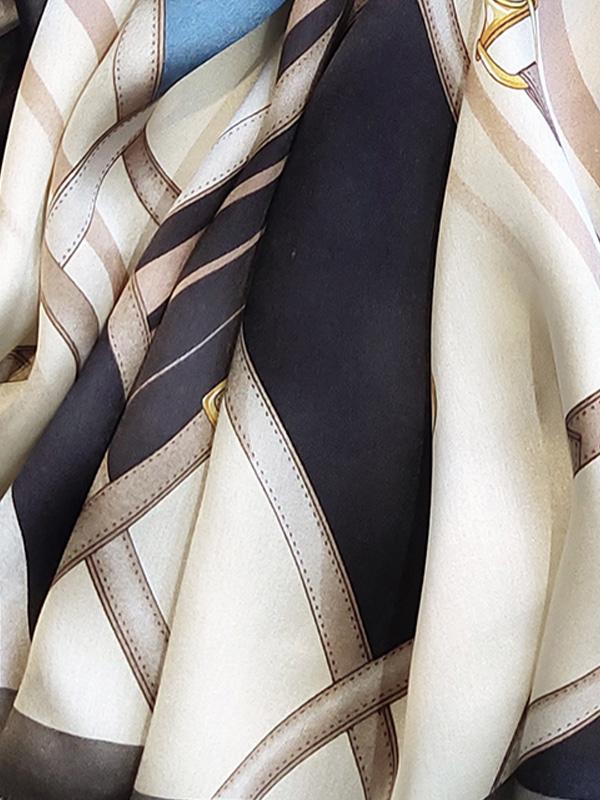[P087] SilkSilky-CA Pure Silk Scarf 003