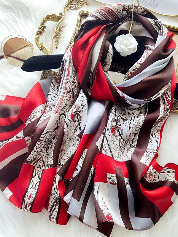 [P088] SilkSilky-CA Pure Silk Scarf 001