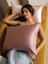 [PaleMauve+LightPink] SilkSilky-CA 19Momme Pure Silk Pillowcase 004