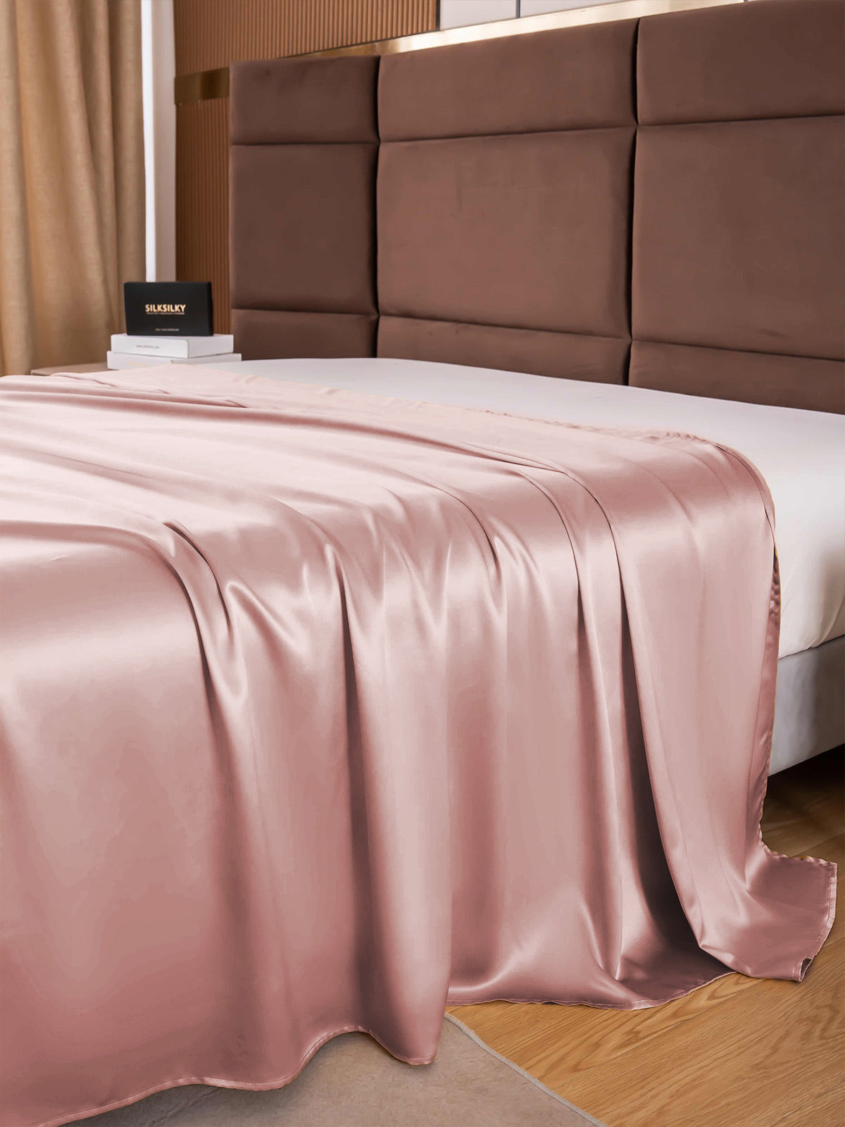 [Pale Mauve] SilkSilky-CA 19Momme Pure Silk Sheet 003
