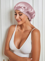 [Pale Mauve] SilkSilky-CA Sleep Cap 003
