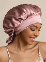 [Pale Mauve] SilkSilky-CA Sleep Cap 003