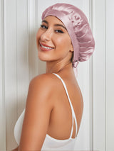 [Pale Mauve] SilkSilky-CA Sleep Cap 004